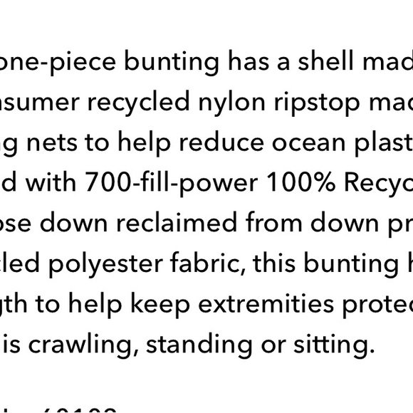 New Patagonia Hi-Loft Down Bunting
18-24 mos unisex - Picture 4 of 4